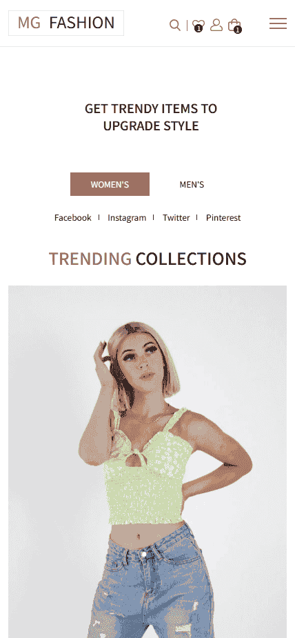 时尚流行服饰电商网站模板免费下载免费下载