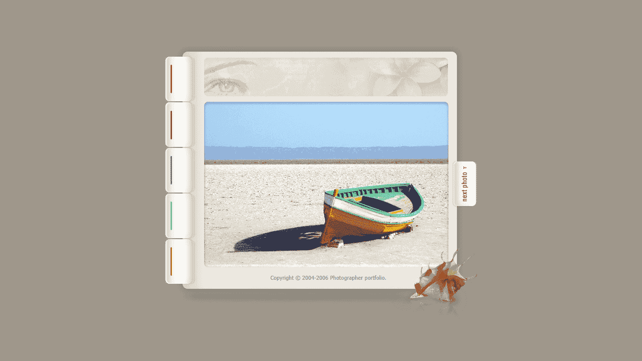 摄影师个人作品网站模板免费下载 - 鹿快