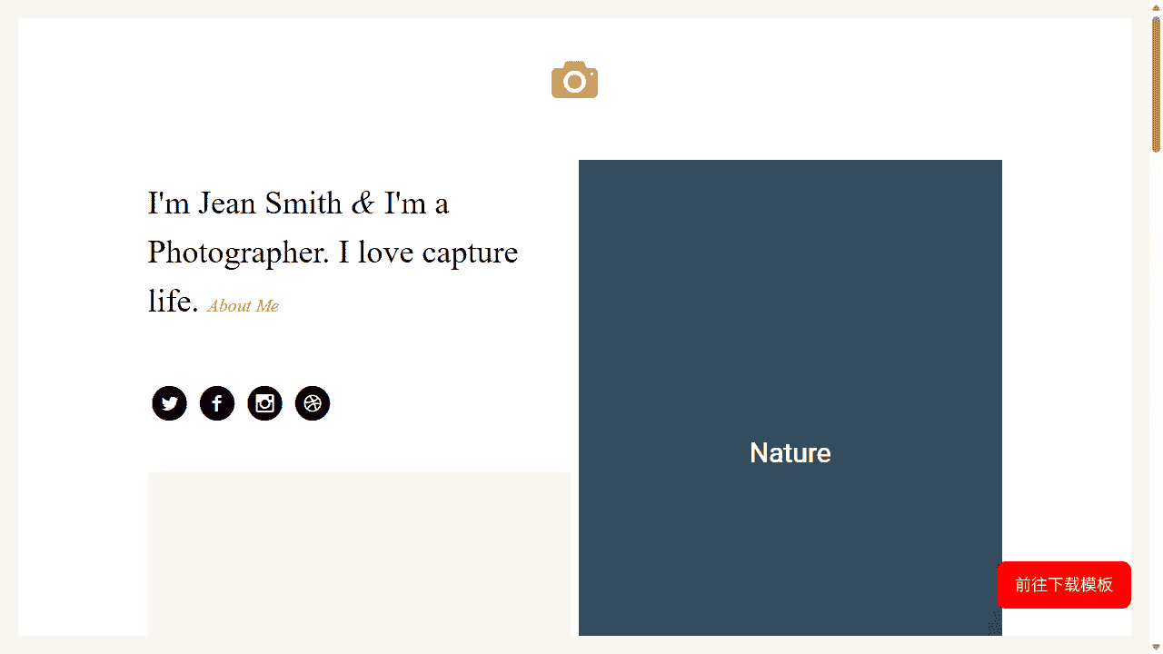 图片排列展示响应式网站模板免费下载 - 鹿快