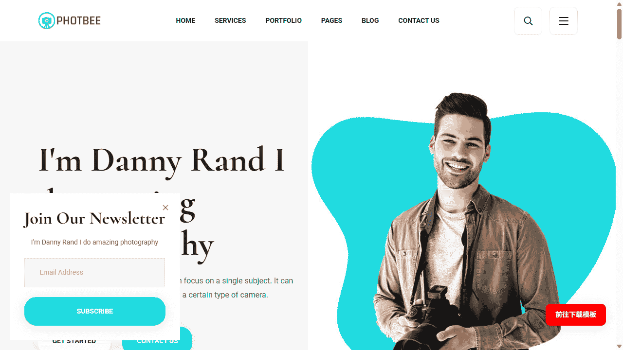 摄影公司团队作品展示网站模板免费下载免费下载