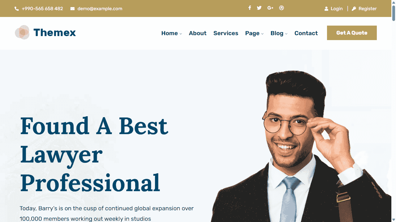 法律咨询服务专业展示网站模板免费下载免费下载 - 鹿快