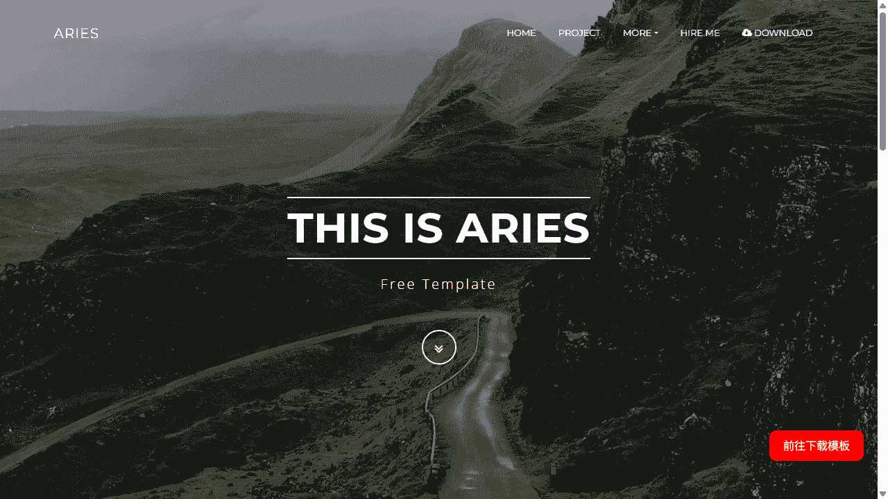 图文作品展示网站模板免费下载