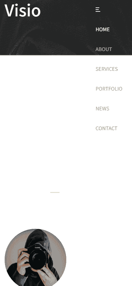 人物艺术摄影响应式网站模板免费下载