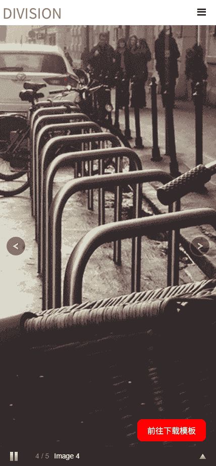 形象展示动态响应式网站模板免费下载