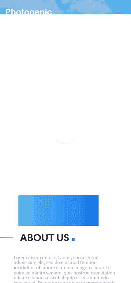 特别时刻摄影展示响应式网站模板免费下载