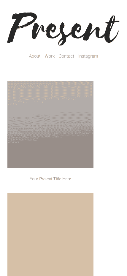 简洁图片列表响应式网站模板免费下载免费下载