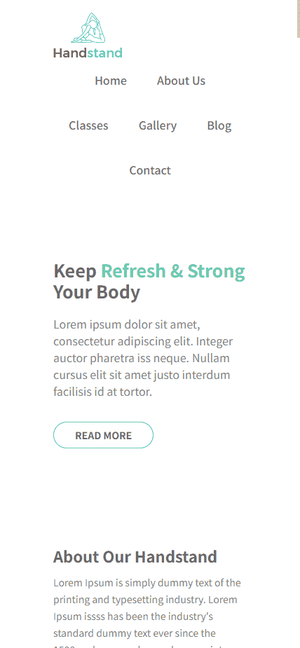 简约瑜伽健身网站模板源码免费下载源码免费下载